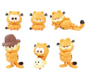 Komplet 6 Sztuk Figurek Znanego Kota Garfielda