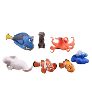 Komplet 6 Figurek Ze Znanej Produkcji Bajkowej Gdzie Jest Nemo