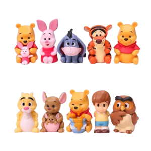 Komplet Figurek Kubuś Puchatek I Przyjaciele 10 Szt