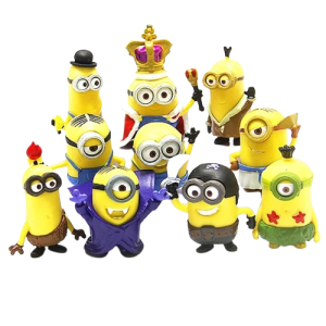 Zestaw Figurek Minionki Zabawka Rozwojowa 10 Szt