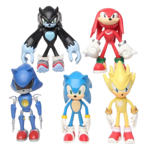 Figurkai Z Bajki Sonic Zestaw 5 Szt Duże 14 Cm