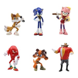 Zestaw Figurkai Z Bajki Sonic Zestaw 6 Szt
