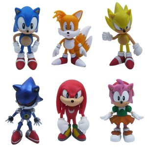 Zestaw Figurkai Z Bajki Sonic Zestaw 6 Szt