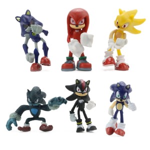 Zestaw Figurkai Z Bajki Sonic Zestaw 6 Szt