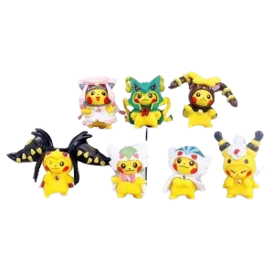 Zestaw 7 Szt Figurek Z Serii Pokemon Zabawka Rozwojowa