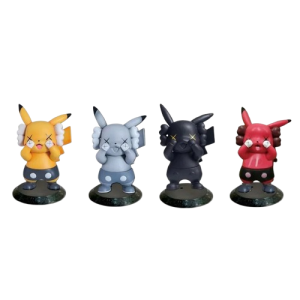 Komplet 4 Szt Figurek Z Serii Pokemon Kolekcjonerskie