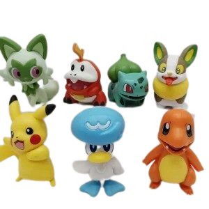 Komplet 7 Szt Figurek Z Serii Pokemon Bajkowe