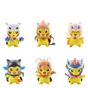 Komplet 6 Szt Figurek Z Serii Pokemon Dla Kolekcjonera