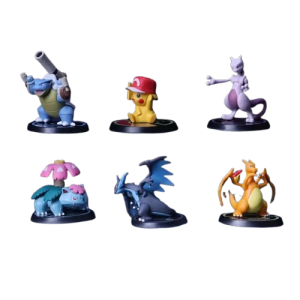 Komplet 6 Szt Figurek Z Serii Pokemon Dla Kolekcjonera