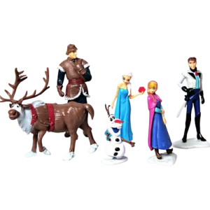 Komplet Figurek Bajkowych Kraina Lodu 6 Sztuk