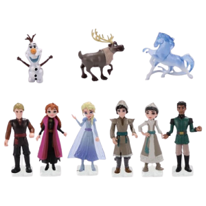 Komplet Figurek Bajkowych Elza Frozen 9 Sztuk