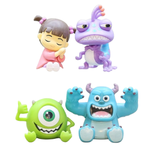 Komplet Figurek Z Animacji Potwory I Spółka 4 Sztuki Disney