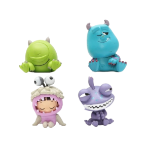 Komplet Figurek Z Bajki Potwory I Spółka 4 Sztuki Disney