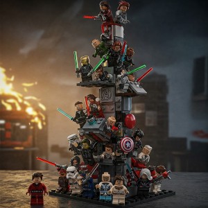 Mix 10 Losowych Figurek Avengers Star Wars Mieszane