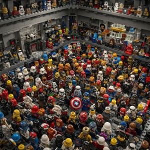 Mix 50 Losowych Figurek Avengers Star Wars Mieszane