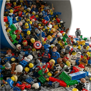 Mix 100 Losowych Figurek Avengers Star Wars Mieszane