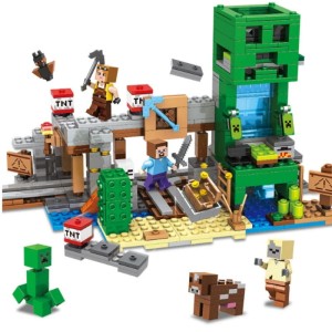 Zestaw Klocków Minecraft Kopalnia Creepera Figurkai