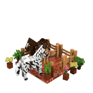 Komplet Klocków Magnetycznych Minecraft Stable