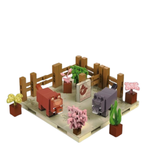 Komplet Klocków Magnetycznych Minecraft Fox Park