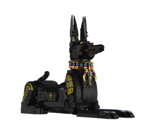 Komplet Klocków Mistyczny Egipski Anubis 1208 Elementów