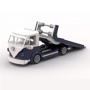 Komplet Klocków Laweta Retro Volkswagen T1 208 Sztuk