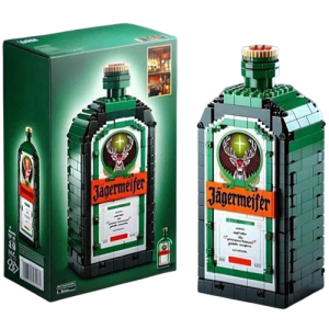 Klocki Kolekcjonerskie Butelka Jagermeister – Zestaw dla Dorosłych i Dzieci