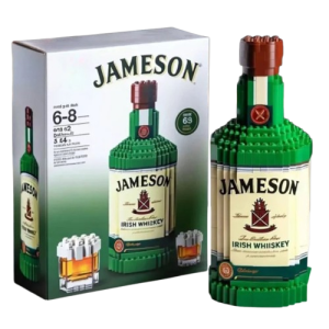 Klocki Kolekcjonerskie Butelka Whisky Jameson – Zestaw dla Dorosłych i Dzieci