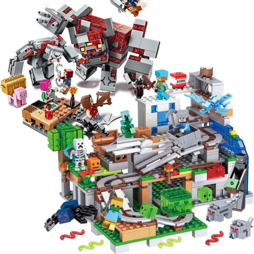 2x Klocki Kolekcjonerskie Minecraft 2 Zestawy 1500+ szt (5).png
