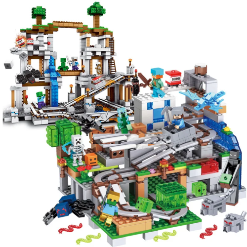 2x Klocki Kolekcjonerskie Minecraft 2 Zestawy 1500+ szt (6).png