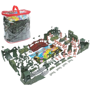 Zestaw klasycznych żołnierzyków wojskowych 130 elementów