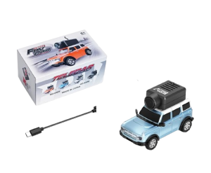 Mini samochód 1:64 RC z kamerą zdalnie sterowany smartfonem