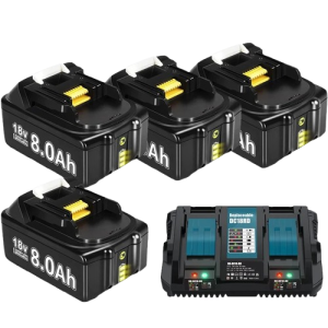 Zestaw Ładowarka Akumulator Bateria MAKITA 4x 18V 8ah