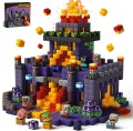 Zabawka 300szt Klocki Magnetyczne Minecraft Wulkan