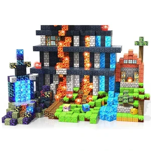 Zabawka 300szt Klocki Magnetyczne Minecraft Komnata
