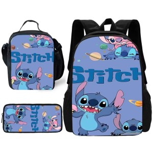 Zestaw Szkolny 3w1 Lilo i Stitch Plecak Lunchbox i Piórnik
