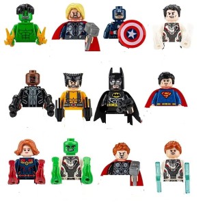 Zestaw minifigurek MARVEL – 12 superbohaterów