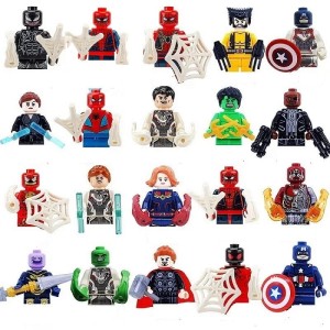 Zestaw minifigurek MARVEL – 20 superbohaterów