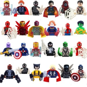 Zestaw minifigurek MARVEL – 24 superbohaterów