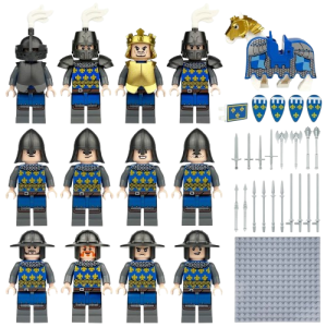 Klocki z minifigurkami rycerzy i akcesoriami – zabawka dla dzieci