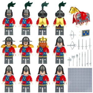 Klocki z minifigurkami rycerzy i akcesoriami – zabawka dla dzieci