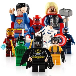 Zestaw figurek Marvel Avengers – 8 minifigurek
