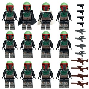 Zestaw figurek Star Wars – 12 minifigurek Gwiezdne Wojny + akcesoria