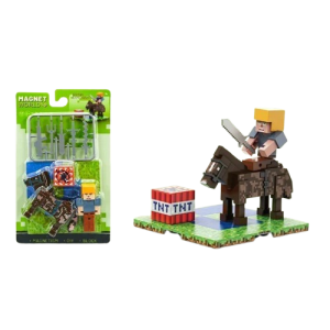 Mini zestaw klocków Minecraft magnetycznych – zabawka