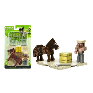 Mini zestaw klocków Minecraft magnetycznych – zabawka