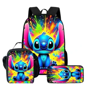 Zestaw szkolny Disney Stitch – plecak + piórnik + torebka 3 szt.