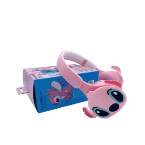 Słuchawki Bluetooth Disney Stitch – model dziecięcy, różowy