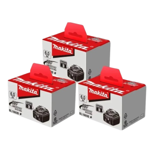 3x Makita BL1860B – bateria akumulator 18V 6.0Ah
