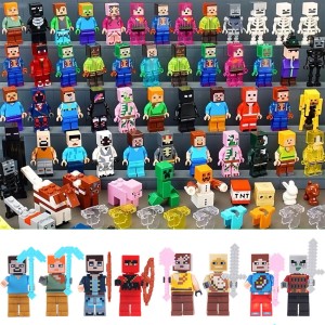 Zestaw klocków i figurek Minecraft – 40 sztuk